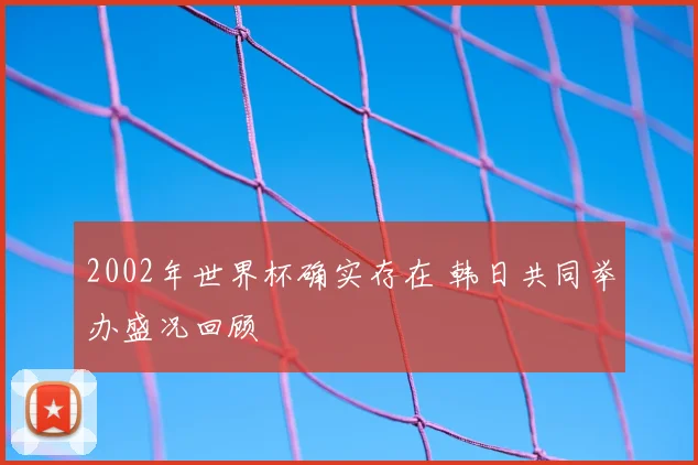 2002年世界杯确实存在 韩日共同举办盛况回顾