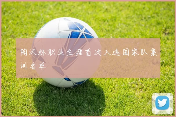 陶汉林职业生涯首次入选国家队集训名单