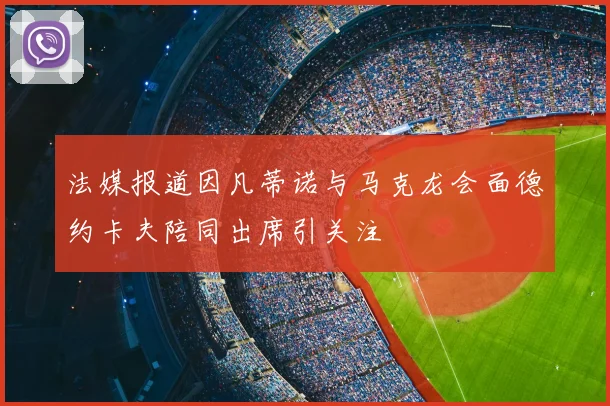 法媒报道因凡蒂诺与马克龙会面德约卡夫陪同出席引关注